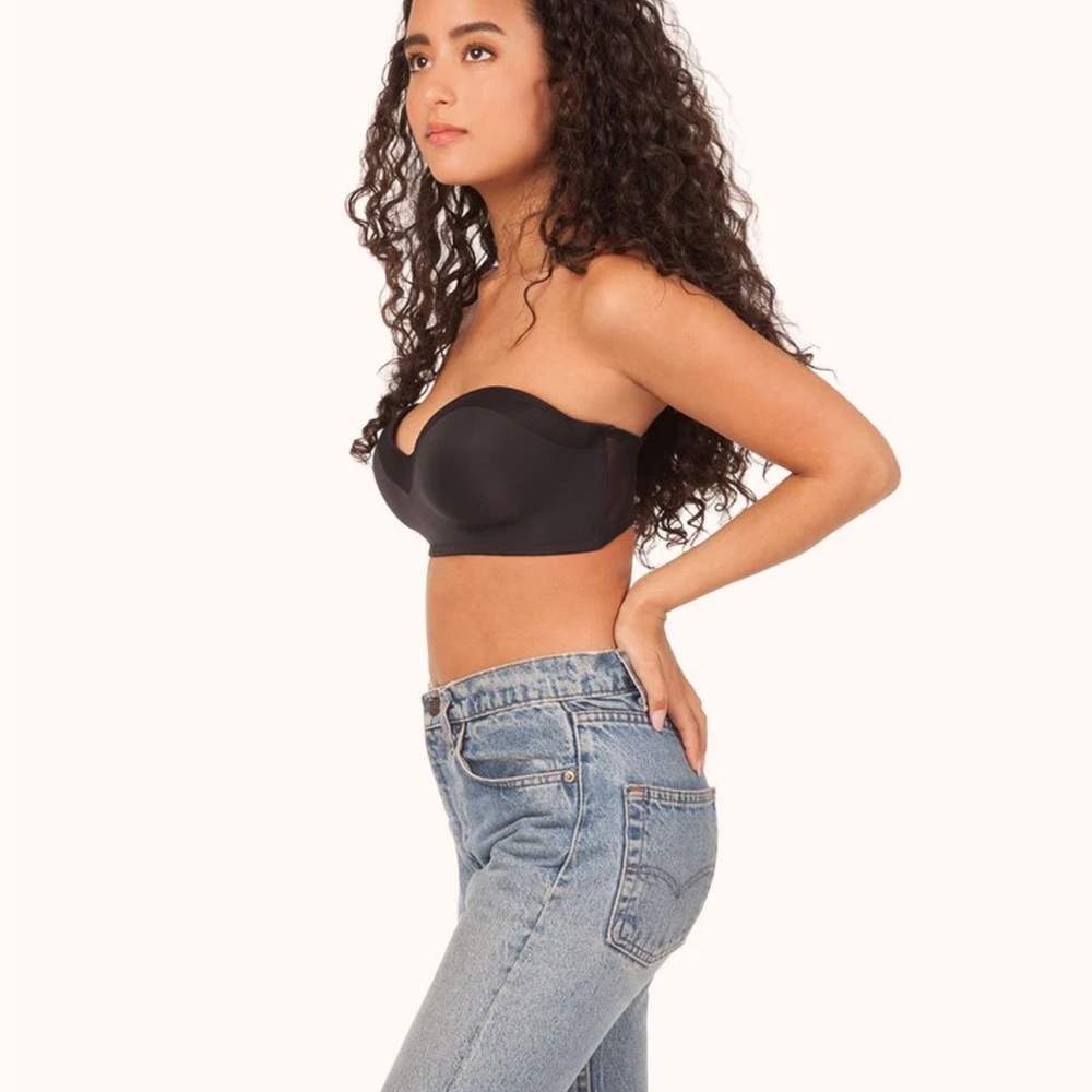 Lively The No-Wire Strapless bra Jet Black - 34C